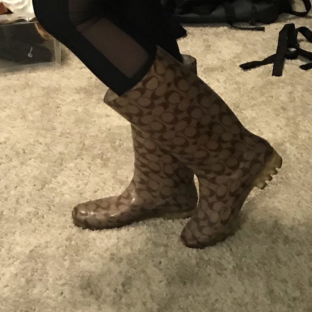 Coach Rain Boots - Picture 3 of 3